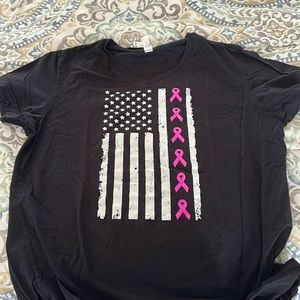 XL black tee from Live and Tell!  Support for breast cancer shirt!